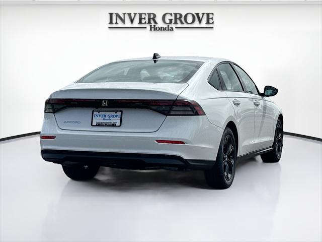 new 2025 Honda Accord car, priced at $31,303