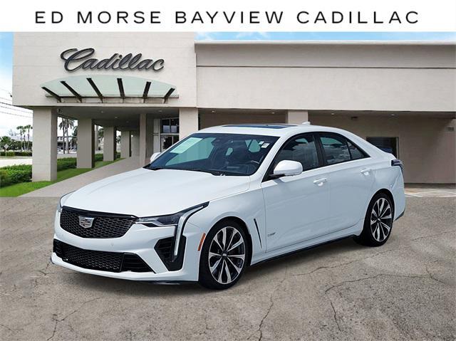 used 2023 Cadillac CT4-V car, priced at $59,999