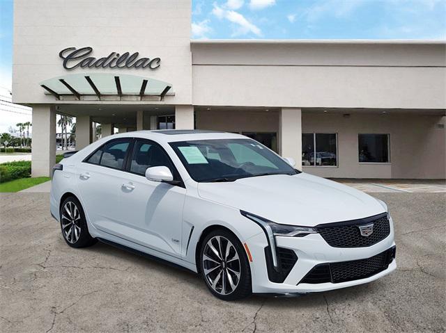 used 2023 Cadillac CT4-V car, priced at $59,999