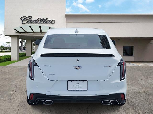 used 2022 Cadillac CT4-V car, priced at $36,500