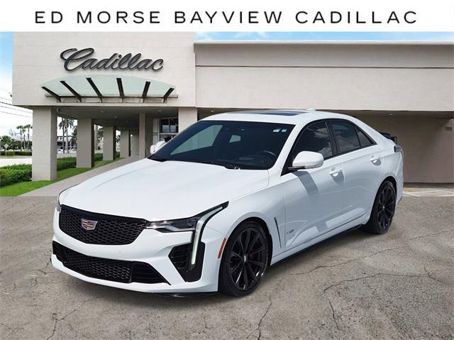 used 2022 Cadillac CT4-V car, priced at $53,900