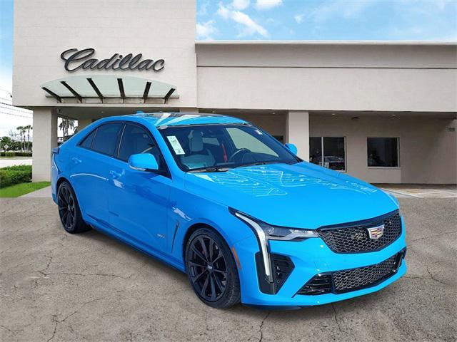 used 2022 Cadillac CT4-V car, priced at $62,500