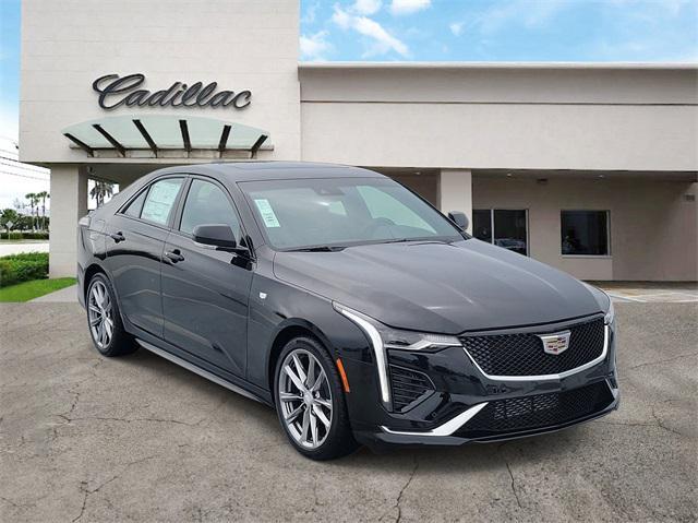 new 2025 Cadillac CT4 car, priced at $46,340