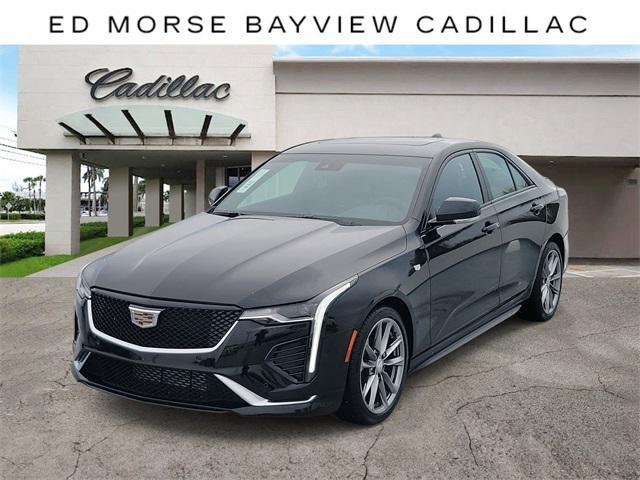new 2025 Cadillac CT4 car, priced at $46,340