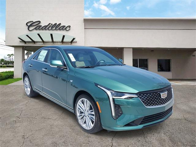 new 2025 Cadillac CT4 car, priced at $44,165