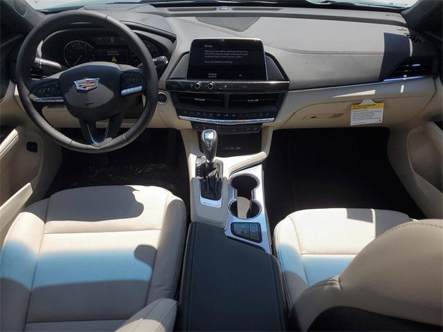 new 2025 Cadillac CT4 car, priced at $44,165