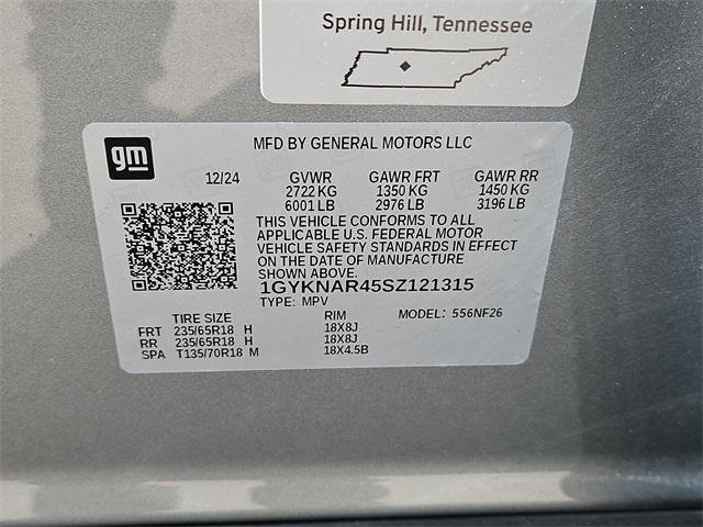 new 2025 Cadillac XT5 car, priced at $45,690