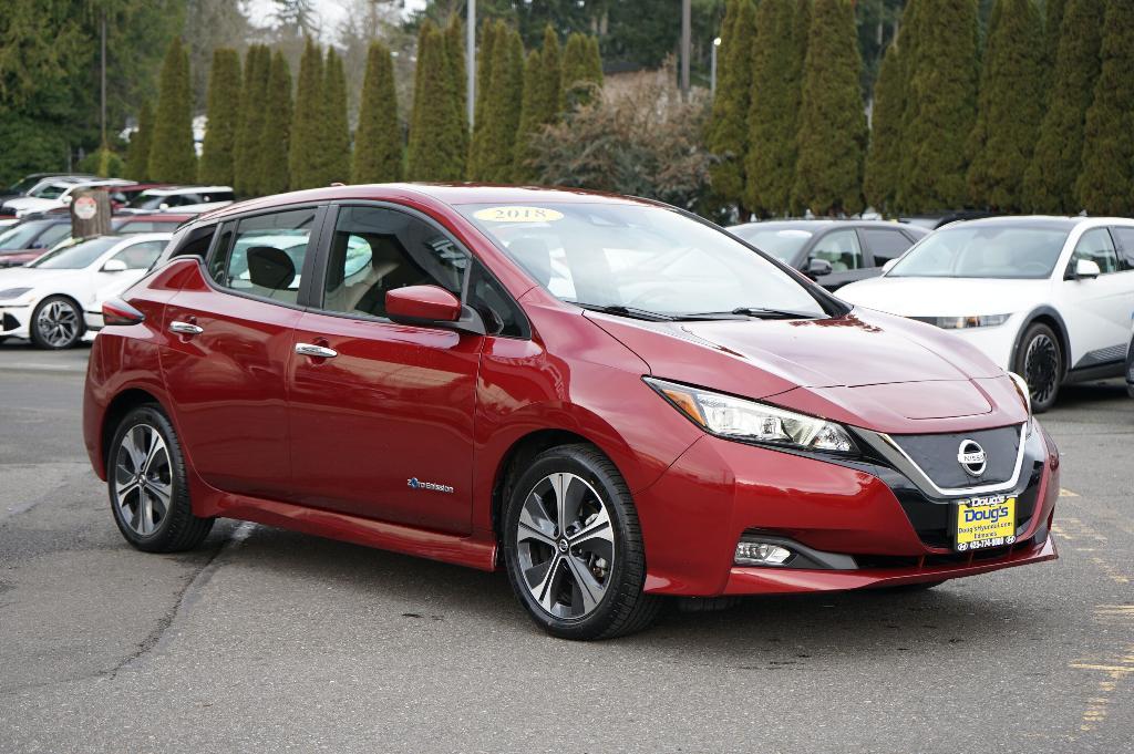 used 2018 Nissan Leaf car, priced at $12,000