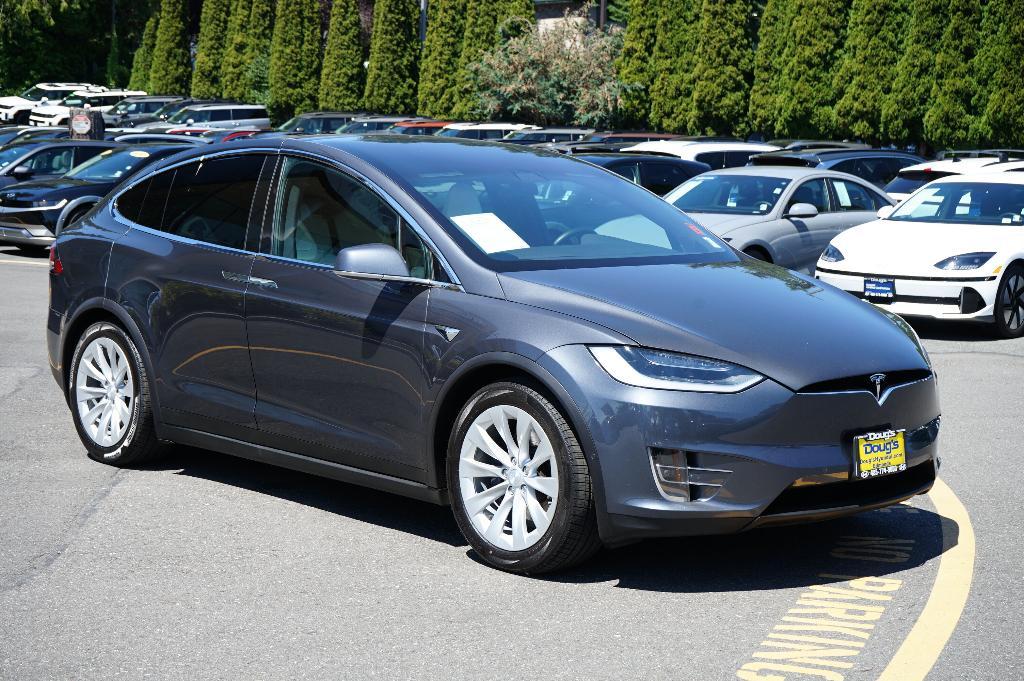 used 2018 Tesla Model X car, priced at $27,000