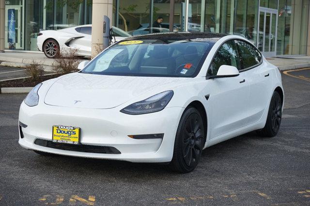 used 2021 Tesla Model 3 car, priced at $22,500