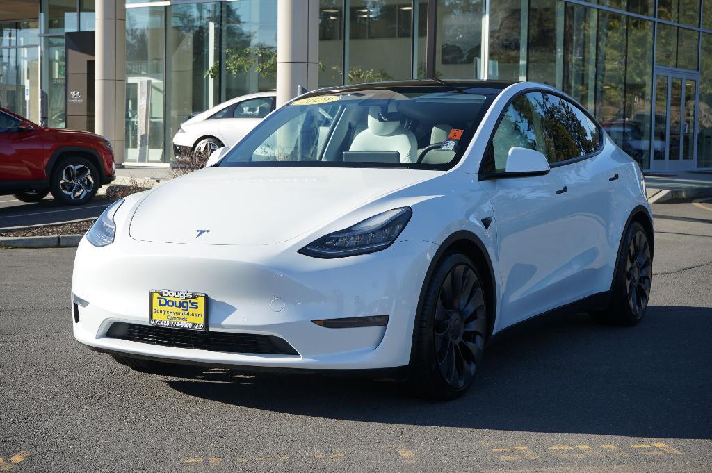 used 2020 Tesla Model Y car, priced at $33,500