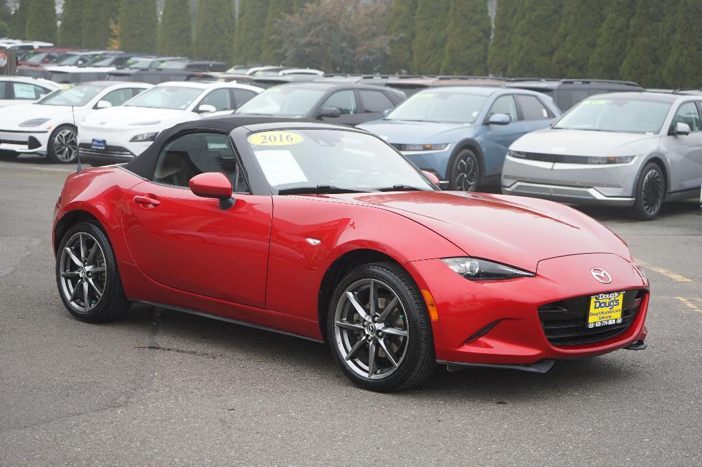 used 2016 Mazda MX-5 Miata car, priced at $22,000