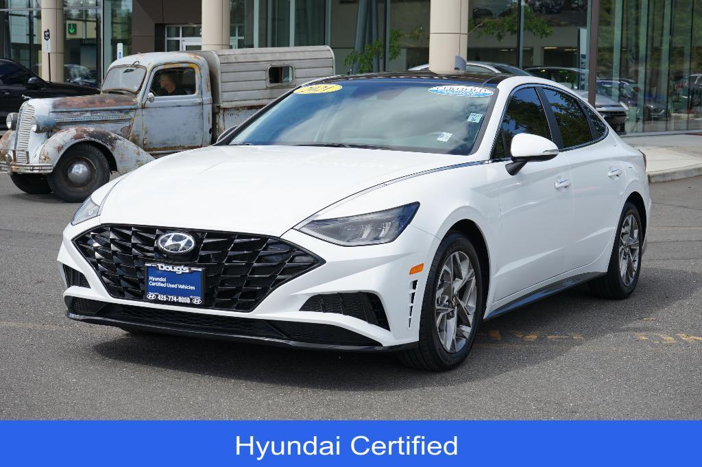 used 2021 Hyundai Sonata car, priced at $21,500