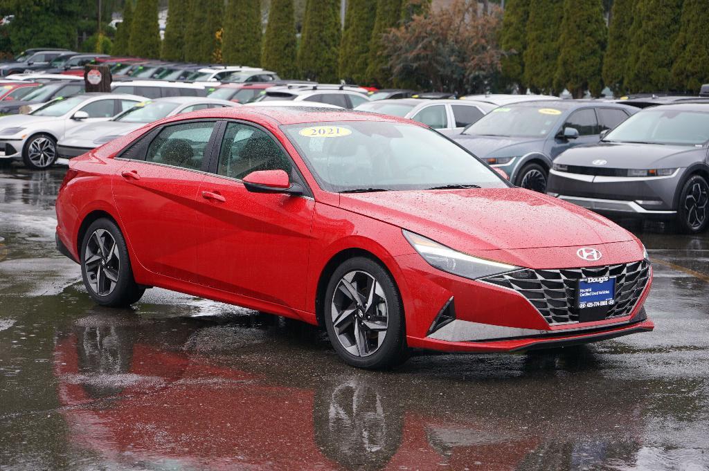 used 2021 Hyundai Elantra car, priced at $19,500