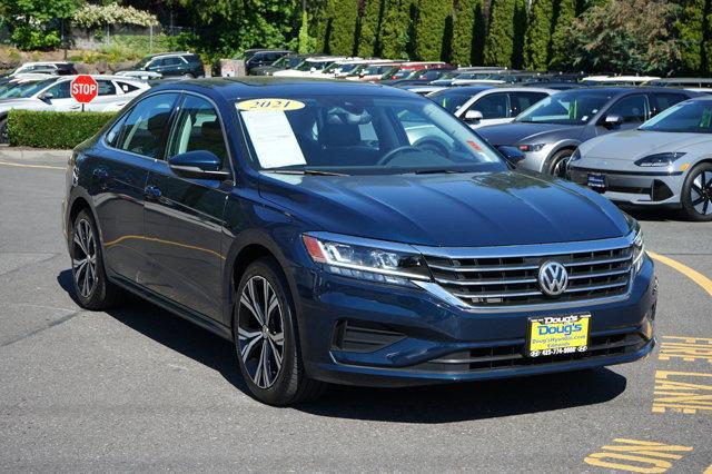 used 2021 Volkswagen Passat car, priced at $19,500