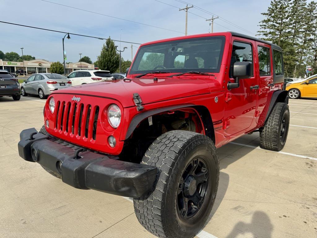 used 2016 Jeep Wrangler Unlimited car, priced at $18,493