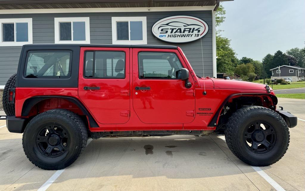 used 2016 Jeep Wrangler Unlimited car, priced at $18,493