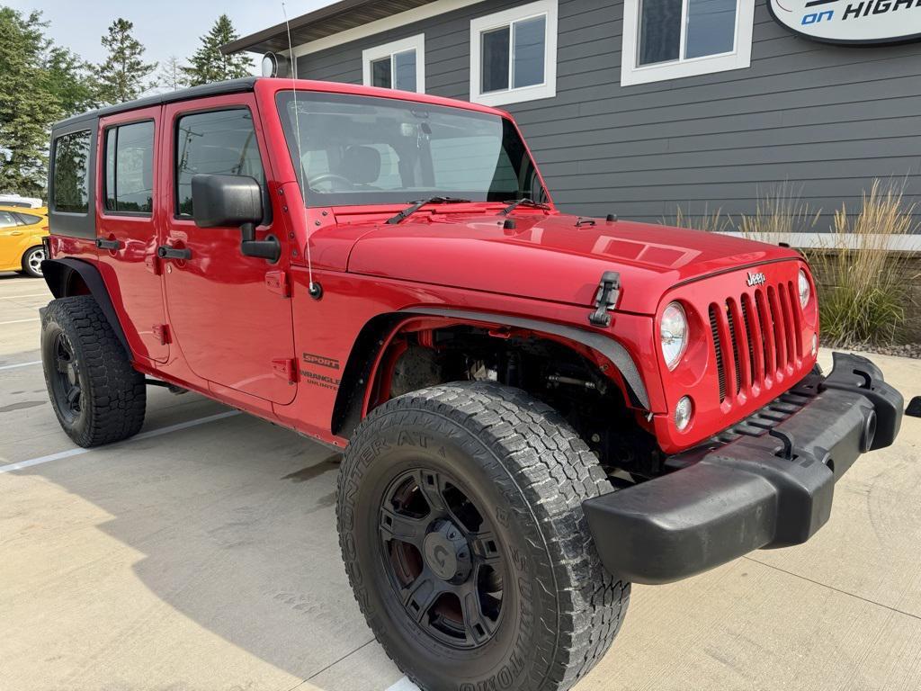 used 2016 Jeep Wrangler Unlimited car, priced at $18,493