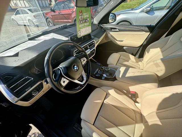 used 2022 BMW X3 car, priced at $34,685