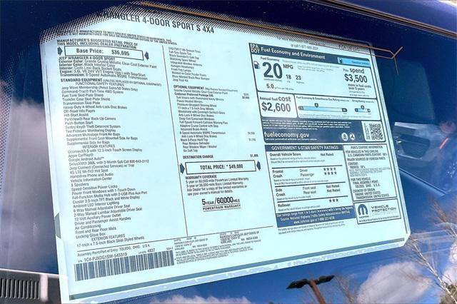 new 2025 Jeep Wrangler car, priced at $44,721