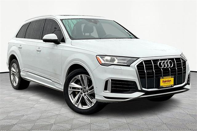 used 2021 Audi Q7 car, priced at $29,000