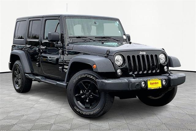 used 2017 Jeep Wrangler Unlimited car, priced at $18,000