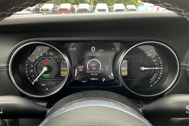 used 2022 Jeep Wrangler Unlimited 4xe car, priced at $33,500