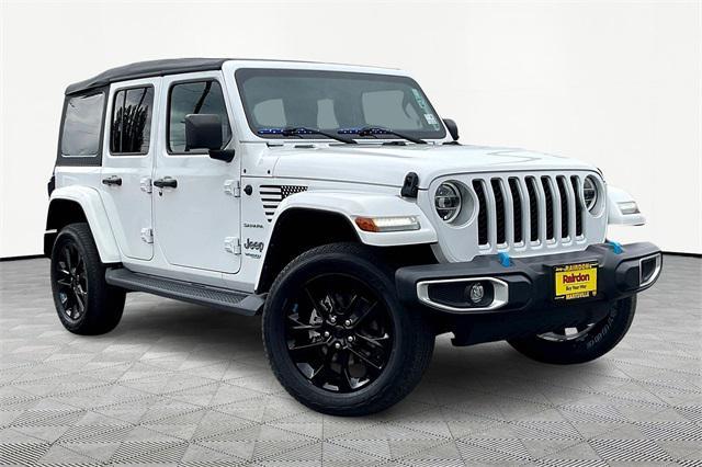 used 2022 Jeep Wrangler Unlimited 4xe car, priced at $33,500