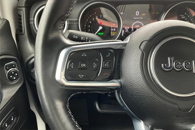 used 2022 Jeep Wrangler Unlimited 4xe car, priced at $33,500