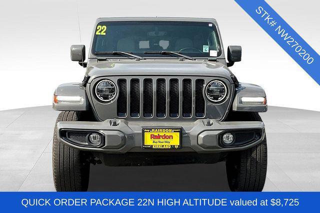 used 2022 Jeep Wrangler Unlimited car, priced at $34,500