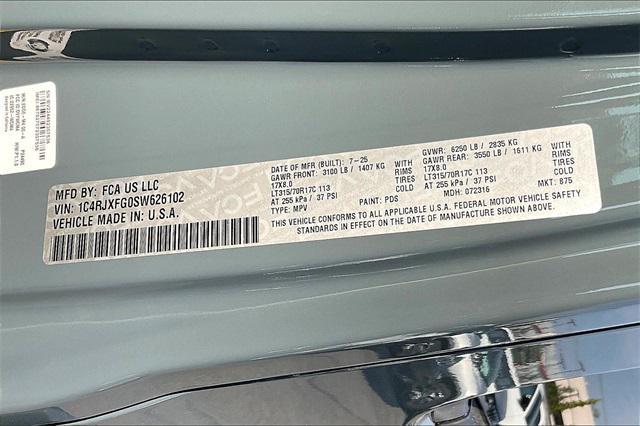 new 2025 Jeep Wrangler car, priced at $65,200