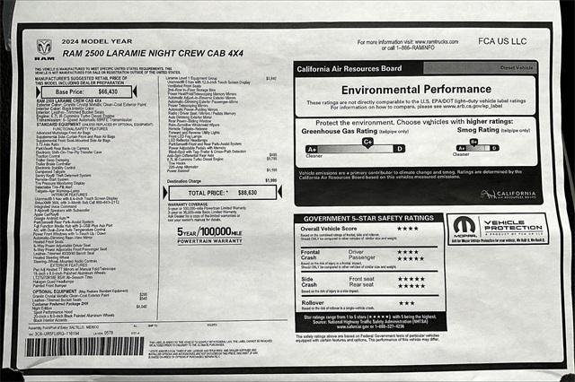 new 2024 Ram 2500 car, priced at $68,999