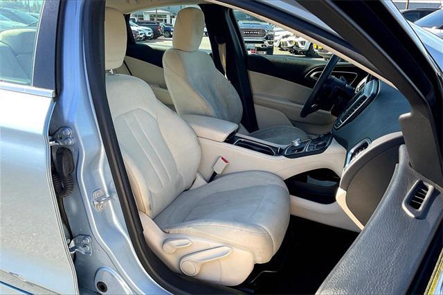 used 2015 Chrysler 200 car, priced at $12,500