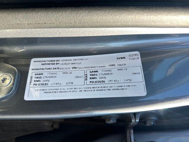 used 2021 Chevrolet Silverado 1500 car, priced at $26,000