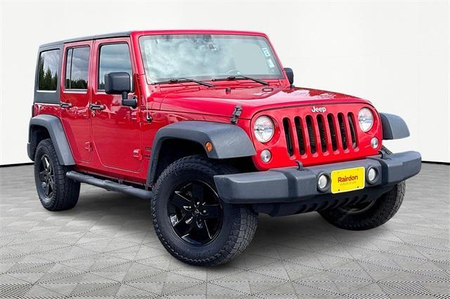 used 2014 Jeep Wrangler Unlimited car, priced at $16,500
