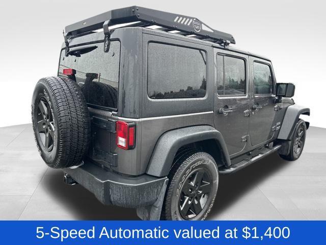 used 2017 Jeep Wrangler Unlimited car, priced at $17,000