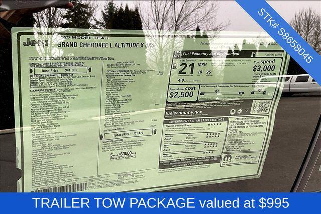 new 2025 Jeep Grand Cherokee L car