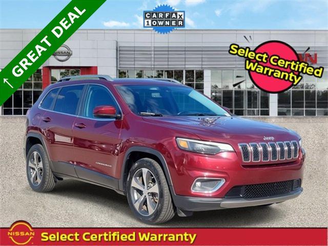 used 2019 Jeep Cherokee car, priced at $13,999