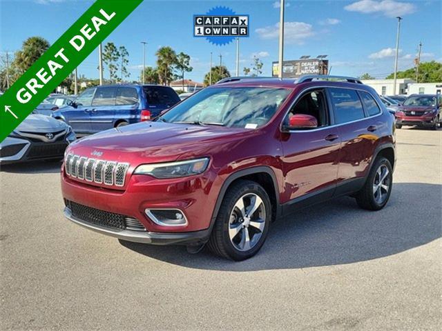 used 2019 Jeep Cherokee car, priced at $13,999