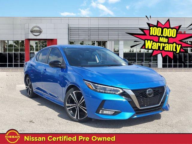 used 2021 Nissan Sentra car, priced at $23,999