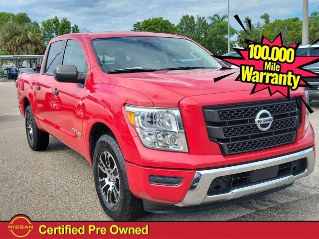 used 2022 Nissan Titan car, priced at $24,999