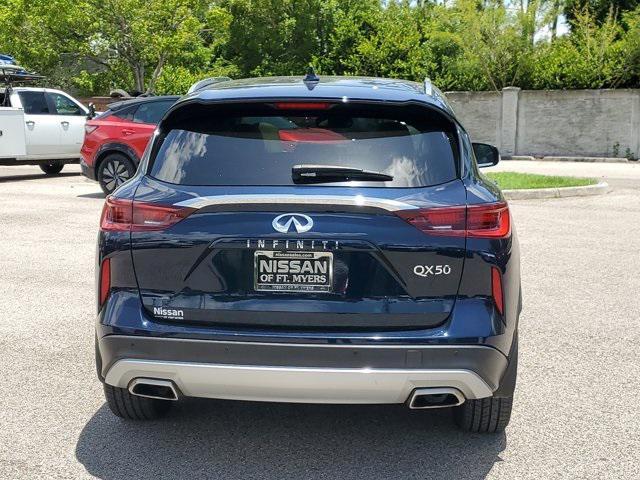 used 2022 INFINITI QX50 car, priced at $26,999
