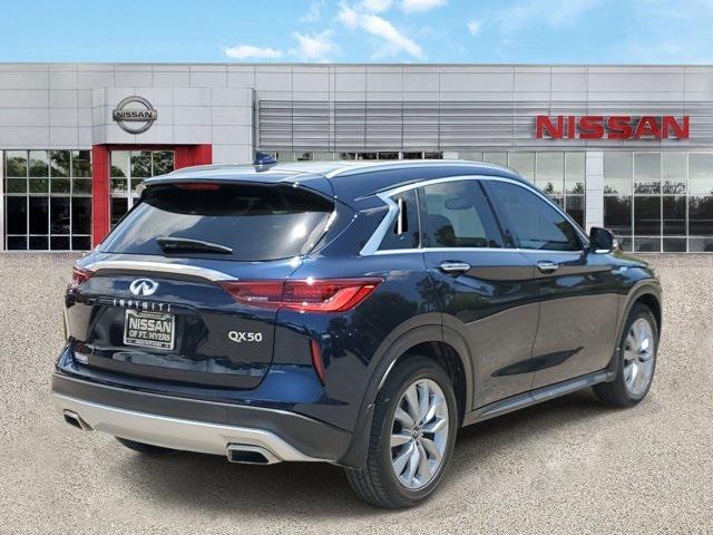 used 2022 INFINITI QX50 car, priced at $26,999
