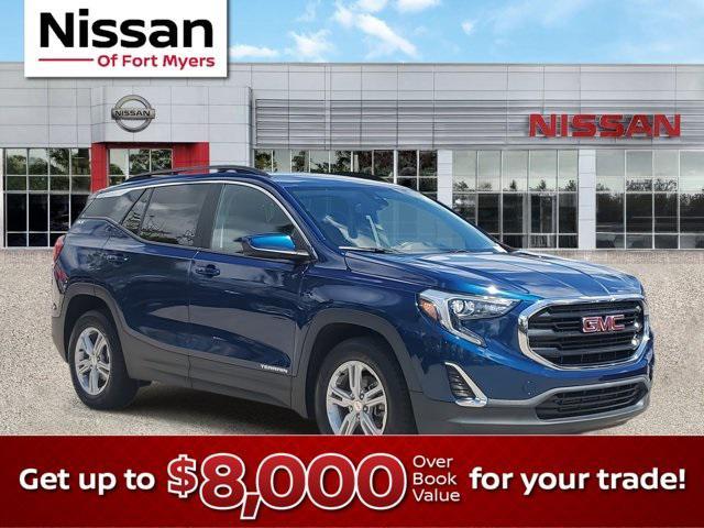 used 2021 GMC Terrain car, priced at $13,999