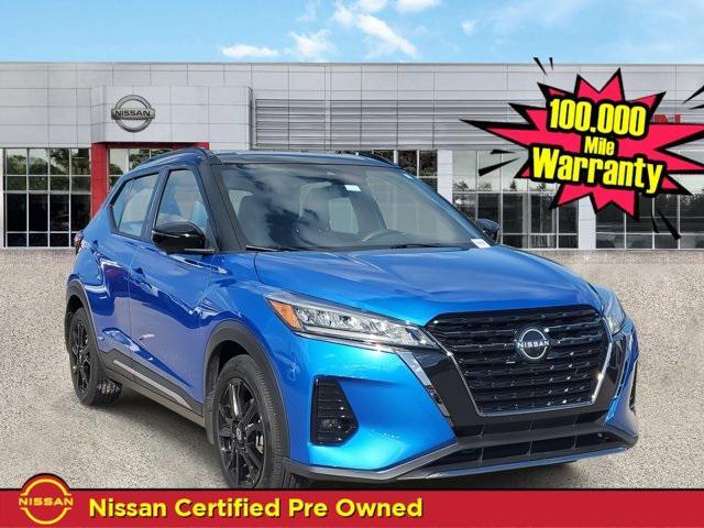 used 2022 Nissan Kicks car, priced at $19,999