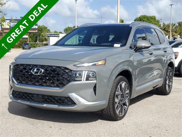 used 2022 Hyundai Santa Fe car, priced at $24,999