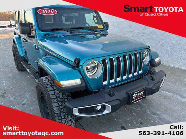 used 2020 Jeep Wrangler Unlimited car, priced at $28,972