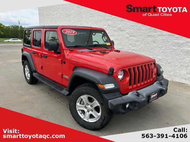 used 2019 Jeep Wrangler Unlimited car, priced at $26,288