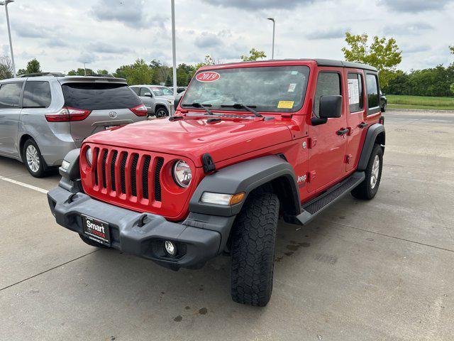 used 2019 Jeep Wrangler Unlimited car, priced at $26,288