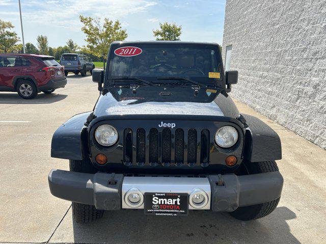 used 2011 Jeep Wrangler Unlimited car, priced at $11,492
